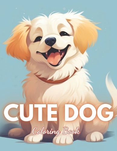 Cute Dog Coloring Book