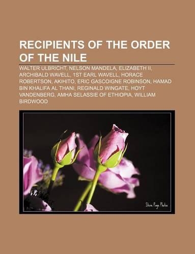 Recipients of the Order of the Nile