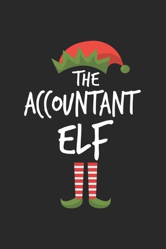 Funny Accountant Elf Christmas Notebook Gift
