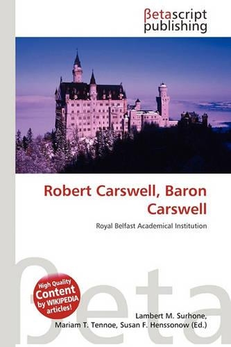 Robert Carswell, Baron Carswell