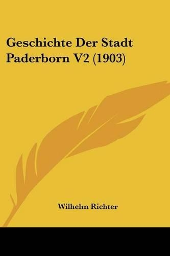Geschichte Der Stadt Paderborn V2 (1903)