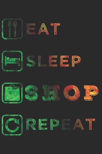 Shoppen Notizbuch: Shoppen Notizbuch die Perfekte Geschenkidee für Einkauf oder Shopping Fans. Das Taschenbuch hat 120 weiße Seiten mit Punktraster die dich beim Schre