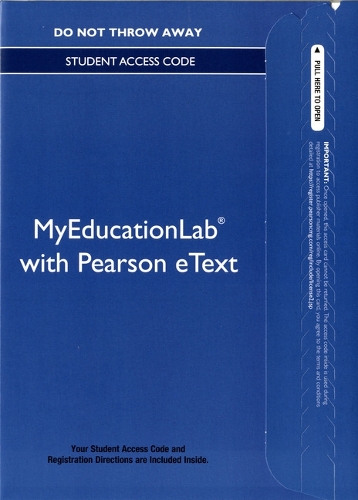 NEW MyLab Education with Video-Enhanced Pearson eText -- Standalone Access Card -- for Effective Teaching Methods