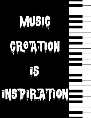 Blank Sheet Piano Music Notebook Kids