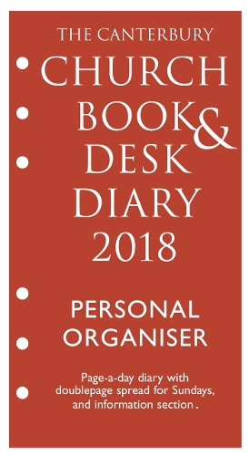 The Canterbury Church Book & Desk Diary 2018 Personal Organiser Edition