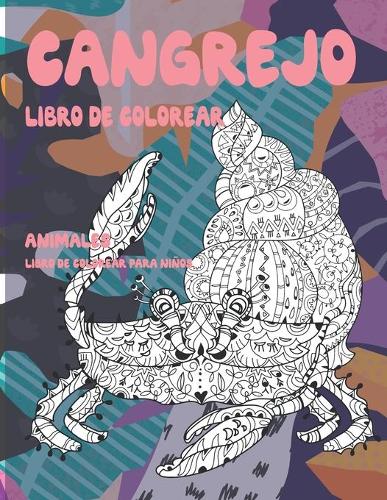 Libro de colorear - Libro de colorear para niños - Animales - Cangrejo
