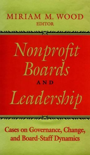 Nonprofit Boards and Leadership