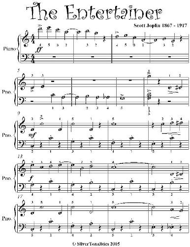 Entertainer - Easiest Piano Sheet Music