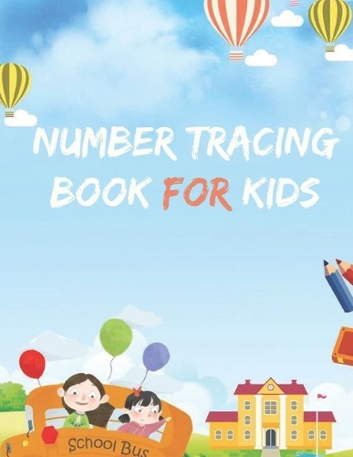 Number tracing book for kids