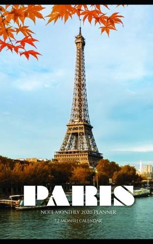 Paris Note Monthly 2020 Planner 12 Month Calendar