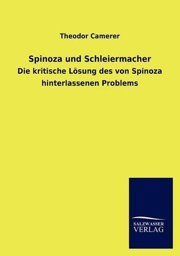 Spinoza und Schleiermacher: (German)