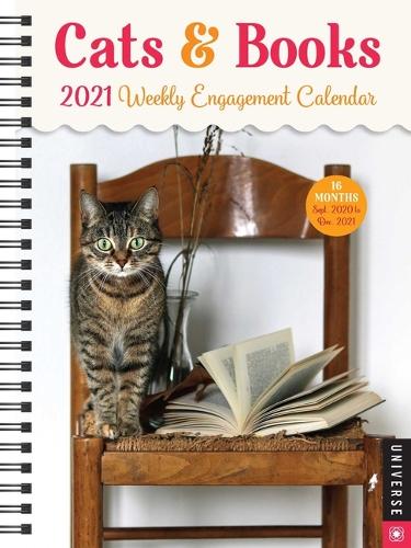 Cats & Books 16-Month 2020-2021 Weekly Engagement Calendar