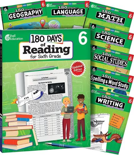 180 Days™ Bundle Grade 6: 8-Book Set