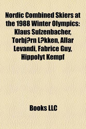 Nordic Combined Skiers at the 1988 Winter Olympics