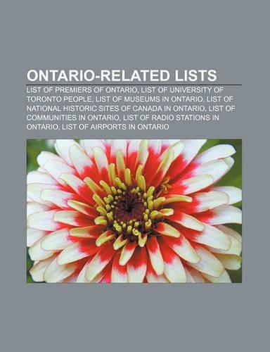 Ontario-Related Lists