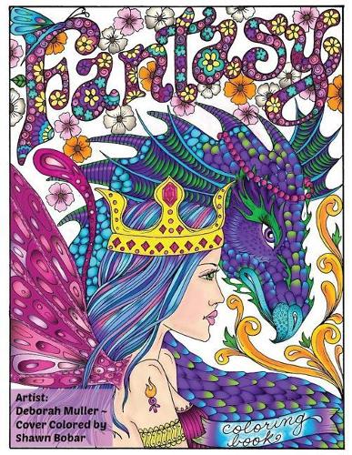 Fantasy Coloring Book: (English)