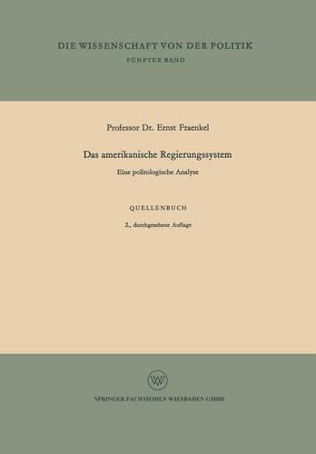 Das amerikanische Regierungssystem