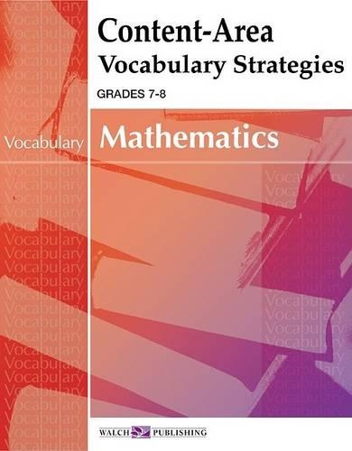 Content-Area Vocabulary Strategies for Mathematics