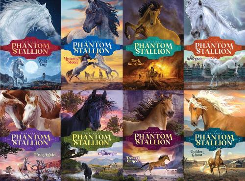 Phantom Stallion Untamed Collected Set: The Wild One; Mustang Moon; Dark Sunshine; The Renegade; Free Again; The Challenger; Desert Dancer; Golden Ghost(Phantom Stallion)