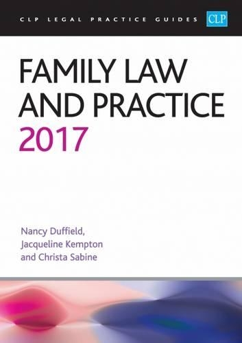 Family Law and Practice 2017