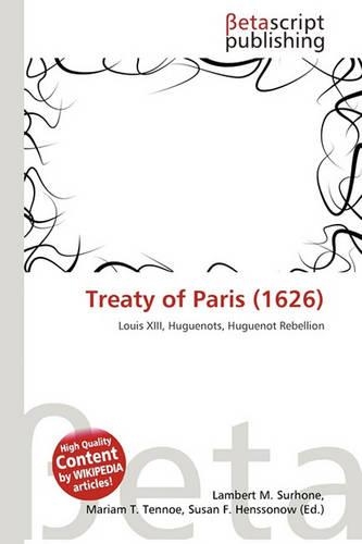 Treaty of Paris (1626): (English)