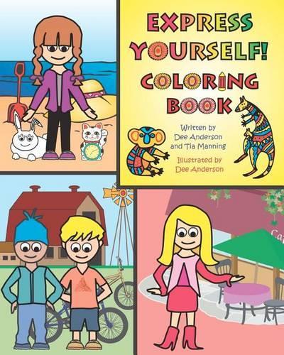 EXPRESS YOURSELF Coloring Book: (English)