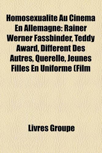 Homosexualit Au Cinma En Allemagne