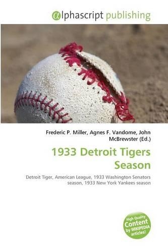 1933 Detroit Tigers Season