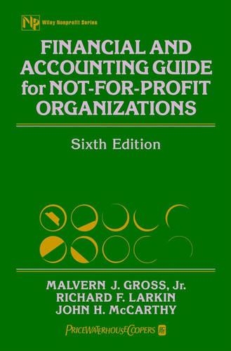 Financial and Accounting Guide for Not-for-profit Organizations