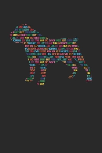 Boerboel Journal - Boerboel Notebook 'Word Cloud' - Gift for Boerboel Lovers
