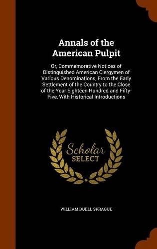 Annals of the American Pulpit