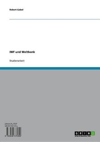 Iwf Und Weltbank