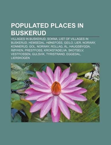 Populated Places in Buskerud