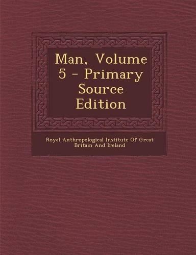 Man, Volume 5