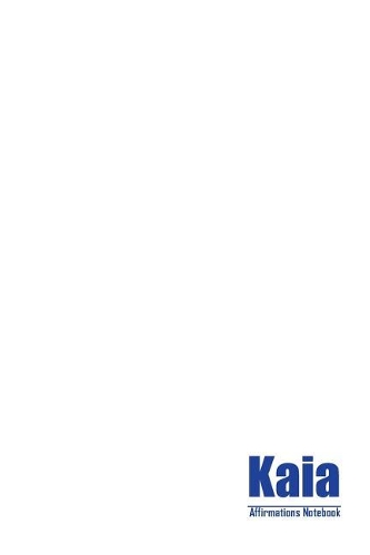 Kaia Affirmations Notebook & Diary Positive Affirmations Workbook Includes