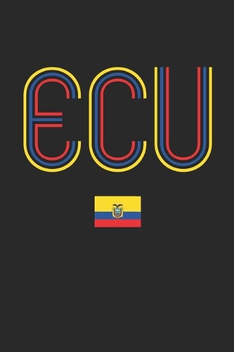 Vintage Ecuador Notebook - Ecuador Diary - Retro Ecuadorian Flag Journal - Ecuador Gifts