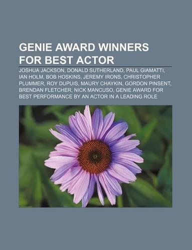 Genie Award Winners for Best Actor