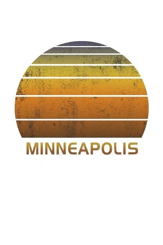 Minneapolis: Dot Grid Notebook Paper For Work, Home Or School. Vintage Dotted Paper Note Pad For Bullet Style Journaling.