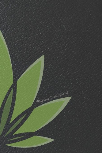 Marijuana Strain Notebook