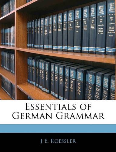 Essentials of German Grammar