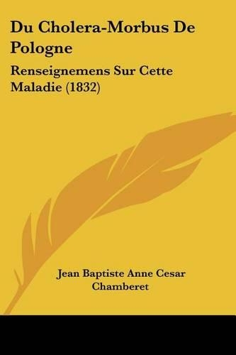 Du Cholera-Morbus De Pologne