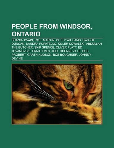 People from Windsor, Ontario