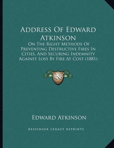 Address Of Edward Atkinson