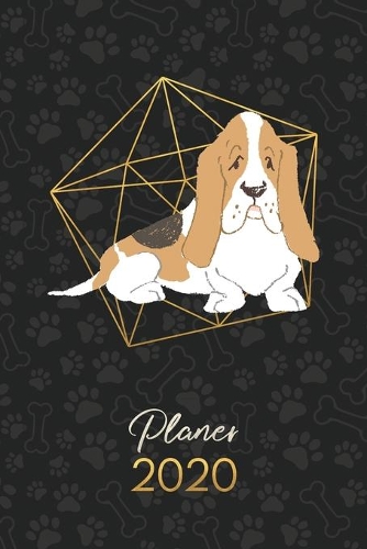 Planer 2020: Terminkalender Wochenplaner Monatsplaner - Basset(6 12 Monate Jan Bis Dez - Kalender - Hund)