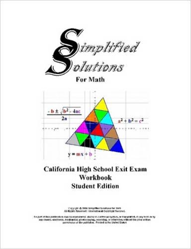 CAHSEE Student Editon Workbook