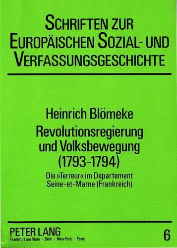 Revolutionsregierung Und Volksbewegung (1793-1794)