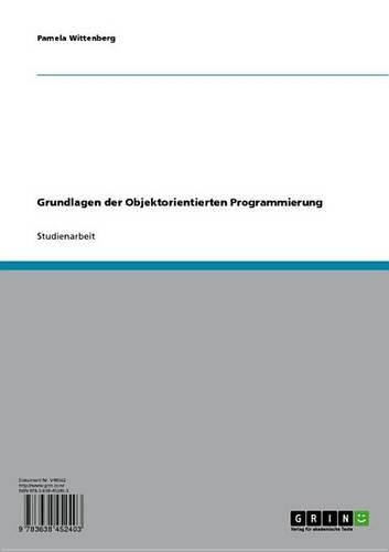 Grundlagen Der Objektorientierten Programmierung