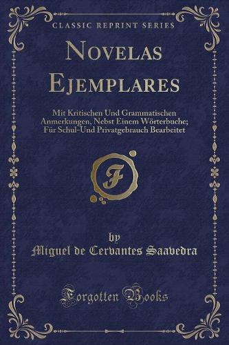 Novelas Ejemplares: Mit Kritischen Und Grammatischen Anmerkungen, Nebst Einem Wörterbuche; Für Schul-Und Privatgebrauch Bearbeitet (Classic Reprint)