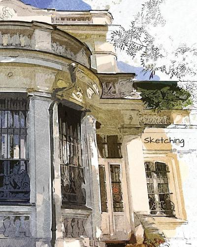 Sketching: Drawing, Writing, Journal, Notebook, 5x5mm Squared, 90 Pages, 8 X 10 in