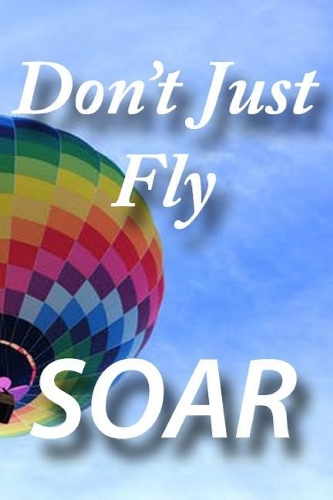 Don't Just Fly Soar: Lined Notebook